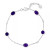 EFFY® Multi-Gemstone Station Link Bracelet in Sterling Silver (Also available in Amethyst, Citrine & Multi Blue Topaz)