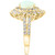EFFY® Opal (1 ct. t.w.) & Diamond (1/4 ct. t.w.) Starburst Halo Ring in 14k Gold