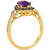 Grape Amethyst (1-1/5 ct. t.w.), Chocolate Diamonds (1/3 ct. t.w.) & Nude Diamonds (1/4 ct. t.w.) Marquise Ring in 14k Gold