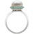 Cultured Freshwater Pearl (9mm) & Jade Halo Ring in Sterling Silver