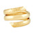 Textured & Polished Coiled Wrap Ring in 10k Gold