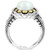 EFFY® Cultured Freshwater Pearl (9mm) Flower Ring in Sterling Silver & 18k Gold Over Silver
