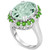 Multi-Gemstone (9 ct. t.w.) & Diamond Accent Statement Ring in Sterling Silver