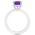 Women's Amethyst (2-1/2 ct.t.w.) and Diamond Accent Ring in Sterling Silver