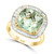Green Quartz (5-1/4 ct. t.w.) & Diamond (1/2 ct. t.w.) Statement Ring in 14k Gold