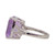Pink Amethyst (7-1/4 ct. t.w.) & White Topaz (3/8 ct. t.w.) Statement Ring in Sterling Silver
