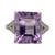 Pink Amethyst (7-1/4 ct. t.w.) & White Topaz (3/8 ct. t.w.) Statement Ring in Sterling Silver
