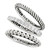 Peter Thomas White Topaz Stacking Band (3/4 ct. t.w.) in Sterling Silver
