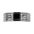 EFFY® Men's Black Spinel & White Topaz (1-1/2 ct. t.w.) Ring in Sterling Silver
