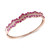 Rosa by EFFY® Ruby (4-3/8 ct. t.w.) and Diamond (3/4 ct. t.w.) Bangle Bracelet in 14k Rose Gold, Created for Macy's