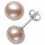 Cultured Freshwater Button Pearl (8-9mm) Stud Earrings