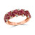 EFFY® Ruby (2-1/10 ct. t.w.) & Diamond (1/4 ct. t.w.) Statement Ring in 14k Rose Gold