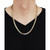 Men's Square Link 22" Chain Necklace in 18k Gold-Plated Sterling Silver