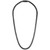 Men's Link Chain 24" Necklace in Black-Plated Stainless Steel