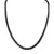 Men's Link Chain 24" Necklace in Black-Plated Stainless Steel