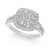 Diamond Multi-Layer Square Halo Engagement Ring (1 ct. t.w.) in 14k White Gold