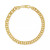 Fancy Curb Link Chain Bracelet in 14k Gold-Plated Sterling Silver, Created for Macy's