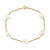 EFFY® Cultured Freshwater Pearl (9mm) Link Bracelet in 14k Gold