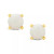 Gemstone Stud Earrings in 14K Yellow Gold