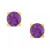 Gemstone Stud Earrings in 14K Yellow Gold