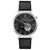 Men's Automatic Regatta Black Leather Strap Watch 40mm