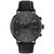 Grey Leather Strap Watch 44mm
