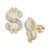 Men's Diamond Dollar Sign Stud Earrings (1/5 ct. t.w.) in 10k Gold