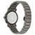 Men's Swiss Greca Glam Gunmetal Ion Plated Bracelet Watch 40mm