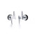 Stainless Steel Lightning Bolt Stud Earrings