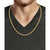 Men's Two-Tone Rope Link 22" Chain Necklace (4mm) in Sterling Silver & 14k Gold-Plate
