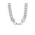 Men's Stainless Steel Thick Accented Cuban Link Style Chain Necklaces