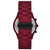 Men's Slim Runway Chronograph Red Coated Stainless Steel Bracelet Watch 44mm