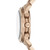 Unisex Runway Quartz Chronograph Beige Gold-Tone Stainless Steel Watch 45mm