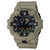 Men's Analog-Digital Beige Resin Strap Watch 53mm