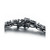 Sterling Silver Black Plated Black Cubic Zirconia Tennis Bracelet