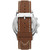 Men's Hutton Chronograph Brown Luggage Leather Strap Watch 43mm