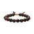 Men's Red Tiger's Eye Bead Bolo Bracelet