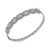 Diamond Halo Bangle Bracelet (3-1/4 ct. t.w.) in 14k White Gold