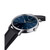 Men's Swiss Everytime Black Leather Strap Watch 40mm