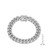 Men's Stainless Steel Miami Cuban Chain Link Style Bracelet with 12mm Box Clasp Bracelet