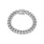 Men's Stainless Steel Miami Cuban Chain Link Style Bracelet with 12mm Box Clasp Bracelet
