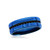Mens Stainless Steel Black CZ Eternity Band Ring - Blue Plated