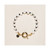 18K Gold Plated Freshwater Pearl with Black Japanese Beads - Victoria Bracelet 8" For Women and Girls