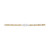 Men's Two-Tone Link 22" Chain Necklace in 18k Gold-Plated Sterling Silver & White Rhodium