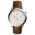 Men's Neutra Chronograph Brown Leather Strap Watch 44mm