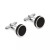 Sutton Sterling Silver Stone Cufflinks