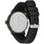 Men's TR90 Black Silicone Strap Watch 44mm
