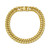 Men's Double Curb Link Bracelet in 10k Gold