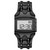 Men's Croco Digi Digital Black-Tone Stainless Steel Bracelet Watch 34mm