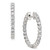 Diamond In-and-Out Hoop Earrings (1/2 ct. t.w.) in 14k White Gold